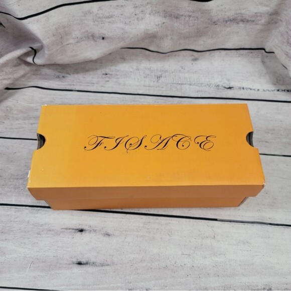 Fisace Womens Slip on Flip Flops Blue Size 6 - Picture 3 of 9